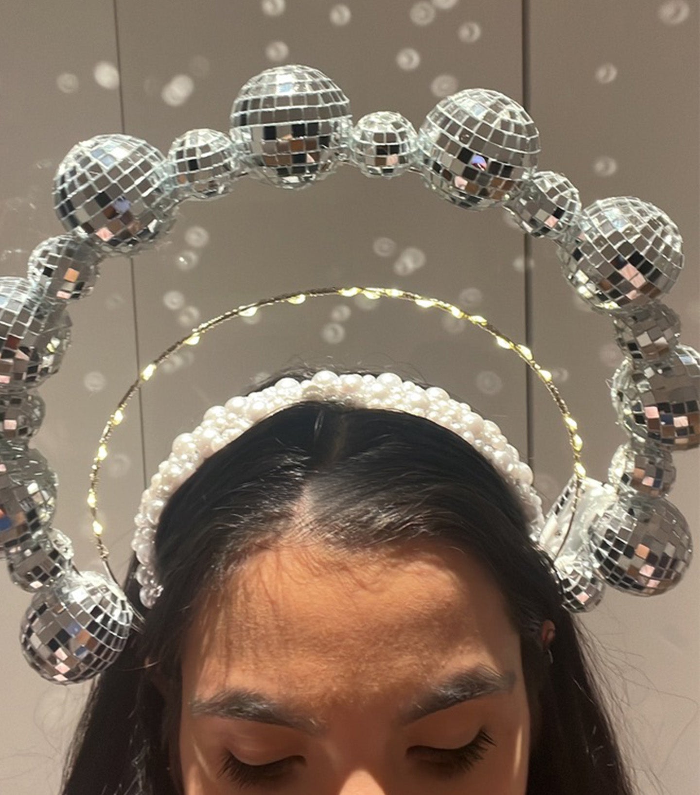 Carlota's (Sucrée) Three-tier Disco and Pearls Crown