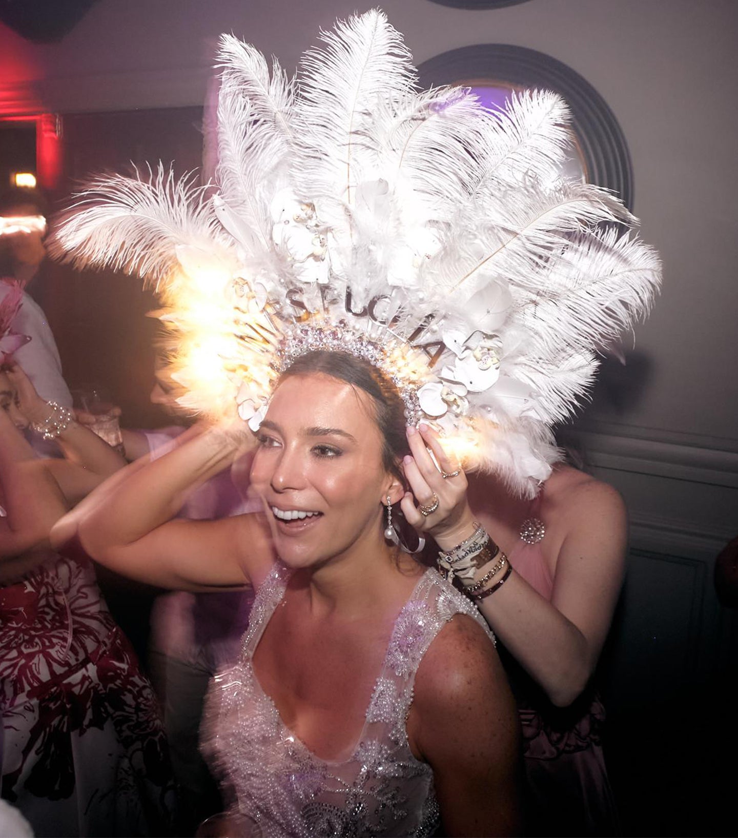 Bridal Feather Crown